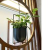 Smaxcn Hanging Hanging Basket, Hanging Decoration Pot, Metal Bolo Hanging