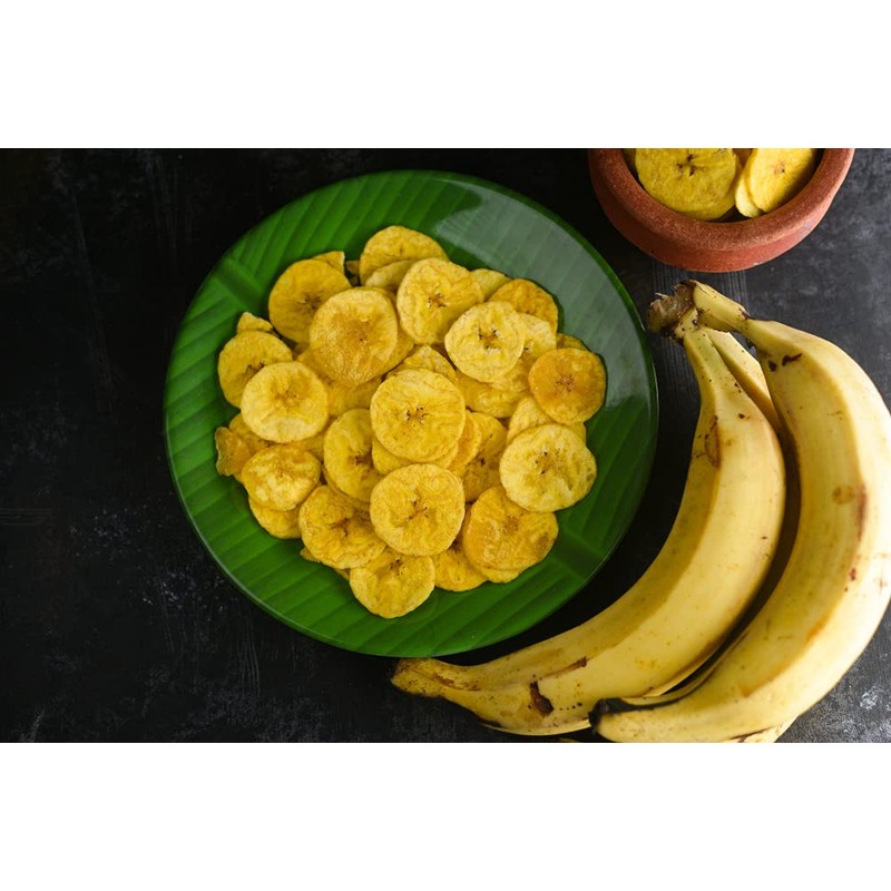 Iselitas | Plantain chip Salted Party Size Jar | Thin