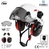 Safety Helmet Hard Hat and Ear Protection, ANSI Z89.1 Approved