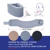 Toros-group Soft, 100% Cotton Neck Support Brace, Adjustable Cervical Collar,