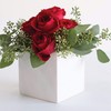 WGV Ceramic Cube Vase Bulk Width 6.5" Height 6" (Fits