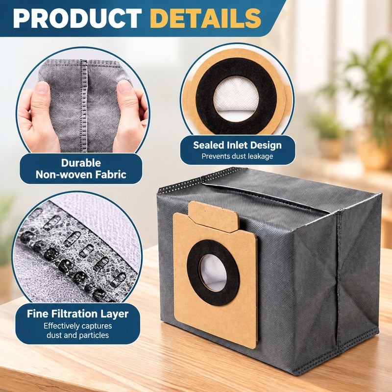 Replacement Dust Bags for Eufy X8 Pro & X10 Pro