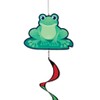 Premier 23153 Wind Garden Twister with Twisting Tail, Garden Frog