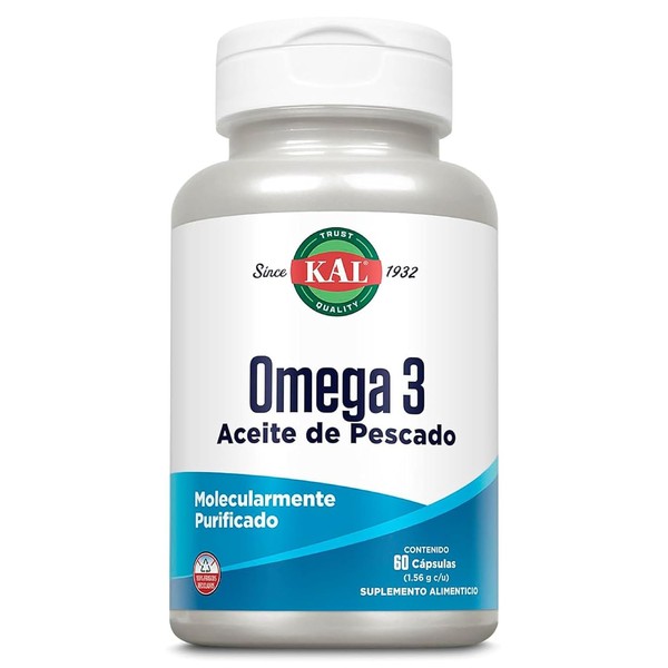KAL Omega 3 (60 Cpsulas de gel) de aceite de