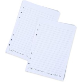 OPHAYA A5 dot Refill Paper Compatible Smart Pen, total 120Sheets/240Pages, 6-Hole Punched, 100gsm, 5.5× 8 Inches (pages121-360)