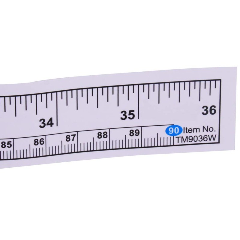 Utoolmart Self-Adhesive Measuring Tape, Adhesive Backed Tape, Double Scale Stick,