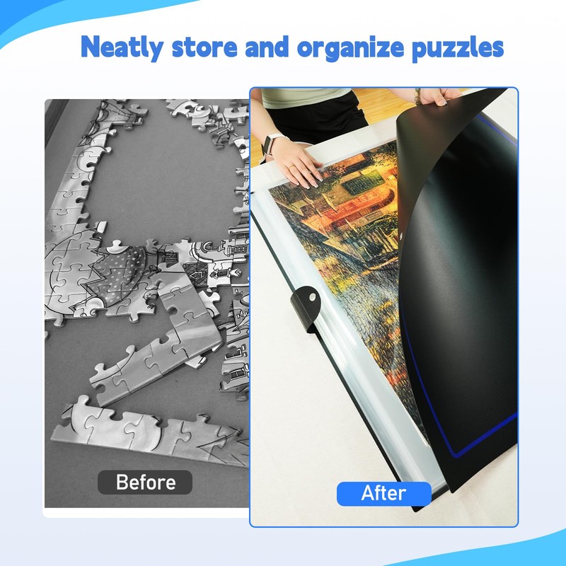 ALL4JIG Extra Large 1000-1500 Puzzle Storage Folder Binder Keeper for