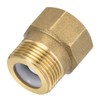 sourcing map Brass Check Valve G3/4 Male Thread 30 x
