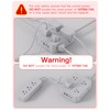 Surge Protector Power Strip - HANYCONY 8 Outlets 4 USB