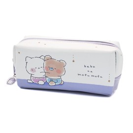 Kamio Japan Pencil Case, Pen Case, Elementary School Students, Box Type, For Girls, Bub Mohumov, BLUE, Casual