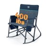 TIMBER RIDGE Folding Rocking Camping Chair, 400lbs Capacity Portable Oversized