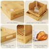Gobam Adjustable Bamboo Bread Slicer for Large Sourdough & Homemade
