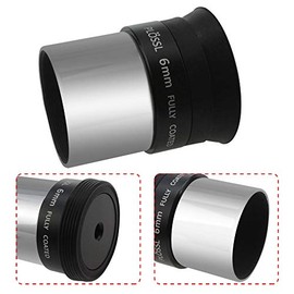Astromania 1.25" 6mm Plossl Telescope Eyepiece - 4-Element Plossl Design - Threaded for Standard 1.25inch Astronomy Filters