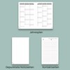 POPRUN Daily Planner 2025 2026 16 x 10.5 cm, Daily