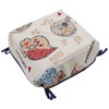 Traditional Portuguese Bread Basket - Handcrafted Cotton-Polyester Blend, 9" x