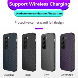 Funda Magnética Antigolpes Para Infinix Hot 60 Pro 4g - Dermatoglifos Fibra Rudo Uso                                                                  