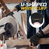 HLDD HANDLANDY Work Gloves Men - 3 Fingerless Work Gloves