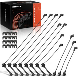 A-Premium Ignition Spark Plug Wires Set of 10 Compatible with Lexus LS400 1990-1994, SC400 1992-1994, 4.0L