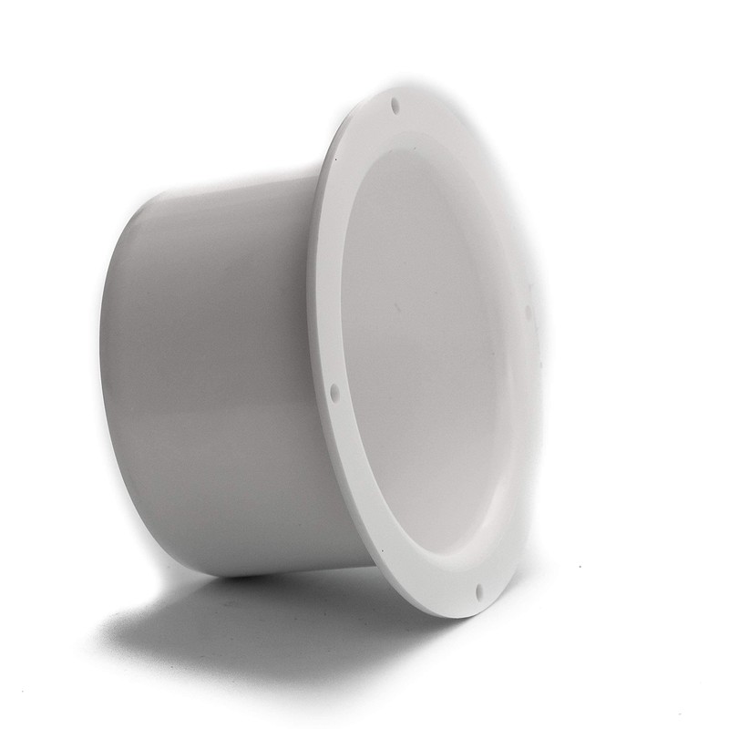 Vent Systems 125 mm 2 Pieces Ventilation Duct Connector Flange