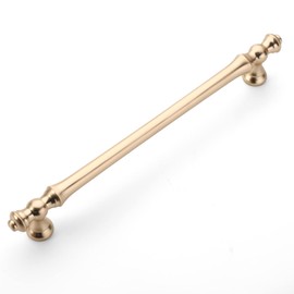 Amerdeco 6 Pack Brushed Brass Cabinet Pulls 7.5 Inch(192mm) Hole Center Cabinet Hardware Gold Kitchen Cabinet Handles for Bathroom Drawer Pulls Dresser Pulls ZH0014...…