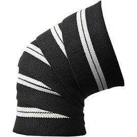 C.P. Sports Profi Knie 200 cm Bandagen, Schwarz/Silber, One Size