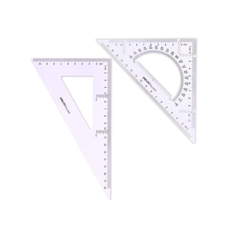 Large Triangle Ruler Square Set,Triangle Protractor,2 pieces
