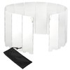 Stove Windscreen, 14PCS Camp Stove Windshield, Outdoor Folding Gas Windshield,