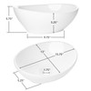 Miligore 16" x 13" Oval White Ceramic Vessel Sink -