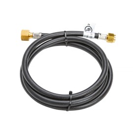 Suburban LP-PT72HP 72" High Pressure Propane Hose, 1/4" I.D. with 3/8" FPT x 3/8" Female Flare Swivel Nut for Safe Gas Transfer in RV