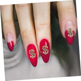 Ipetboom Cute Nail Charms Set Pcs Press Nail Gems Metal Charm Decorations for Women's DIY