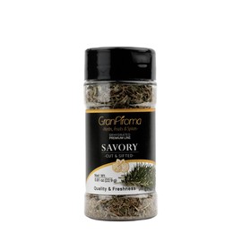 GranAroma Savory Herb, Gourmet Spice for Mediterranean Dishes, Soups, and Salads (0.81 Ounce)