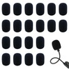20 Pcs Foam Microphone Windscreen Set Black Stage Microphone Cover
