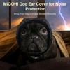 MIGOHI Dog Ear Covers Hood, Dog Ear Muffs with Soft