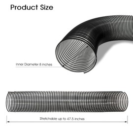 Hoeine 764-05082 Bagger Flex Hose for Cub Cadet RZT MTD Riding Mowers 36 42 46 50 54 Inch Deck Durable Riding Lawn Mower Attachment Compatible with Cub Cadet Bagger Parts and Accessories