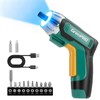 GRENPRO 4V Electric Screwdriver Rechargeable, Cordless Screwdriver 9pcs Bit with