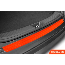 Luxshield Car Bumper Protector Set for Hyundai i30 Tourer 3 (III) PD I 2017-2024 - Rear Bumper guards for cars, anti scratch, Paint Protector For Sill Lip - Carbon Black