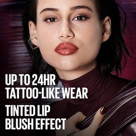 MAYBELLINE Super Stay Peel Off Lip Liner Lip Stain, Up to 24H Tattoo-Like Wear, Transfer-Proof Matte Finish, Hydrating Formula With Vitamin E, Aura (M
