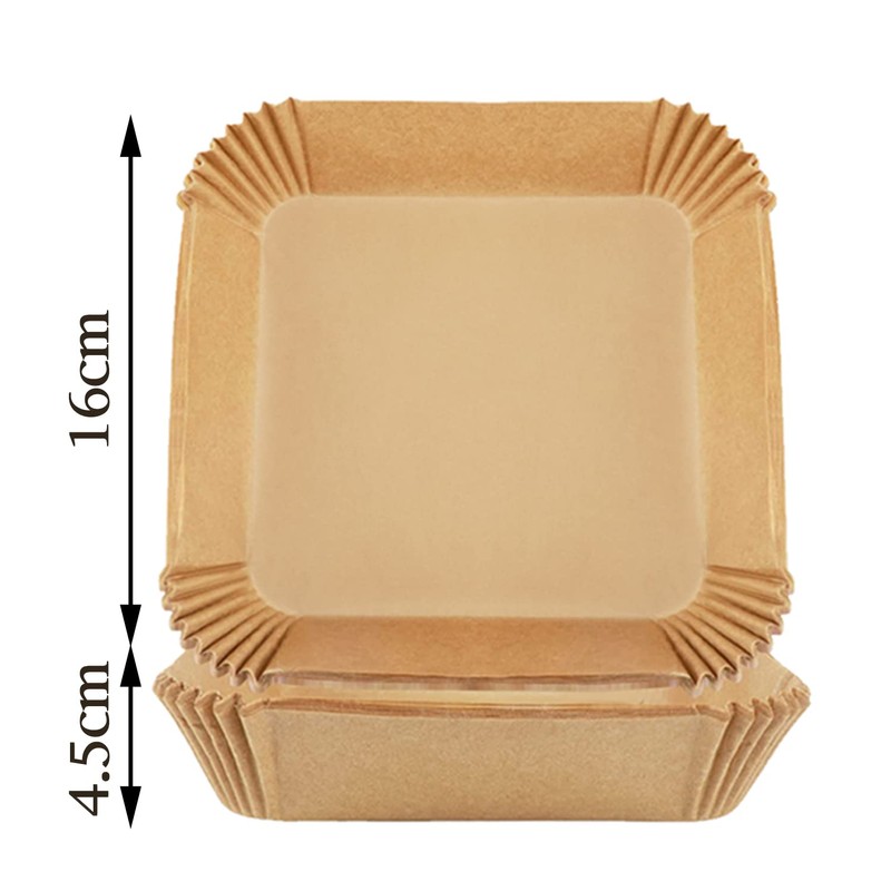 Air Disposable Paper Liners, Square Air Fryer Paper Liner Non-Stick