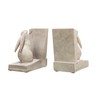 Bunny Rabbit Bookends, Set of 2, White Finish