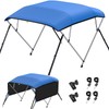 KAKIT 3 4 Bow Bimini Tops for Boats with Mesh