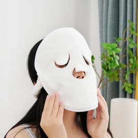 Microfiber Steam Face Towel for Pore Opening Face Towel - Strap Type 6ea