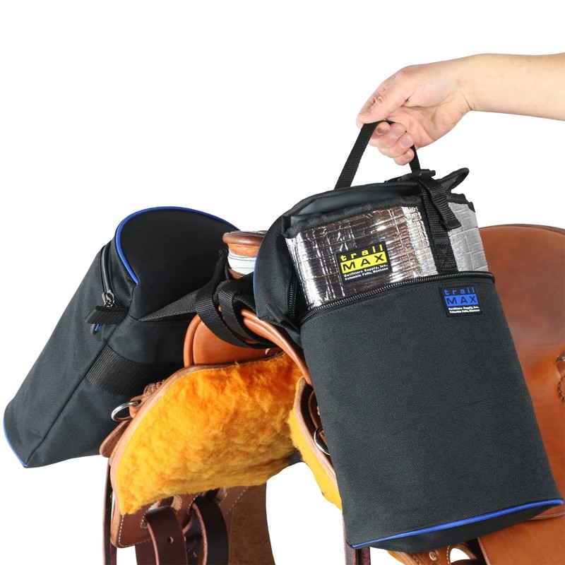 TrailMax Large Horn Saddle Bags; Horn Saddle Bags for Horses;