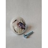 Blue Heron Birds Ceramic Dresser Drawer Pulls Cabinet Knobs