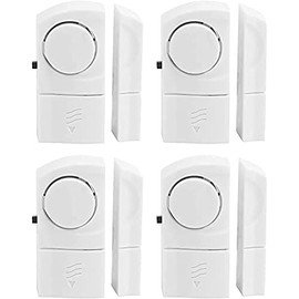 Olympia TF 400 Öffnungsmelder (für Türen und Fenster, 90 dB Sirene, Kabellos, Batteriebetriebener Türkontakt und Fensterkontakt mit Alarm-Funktion)