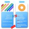 2 Pcs Pool Noodles with 2 Connectors 59 Inch Hollow