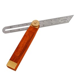 Adjustable Carpentry Square Bevel Gauge Sliding T-Bevel 230mm, Blade Ruler Craft Bevel Tool for Craftsman Carpenter Architect Engineer Woodworking