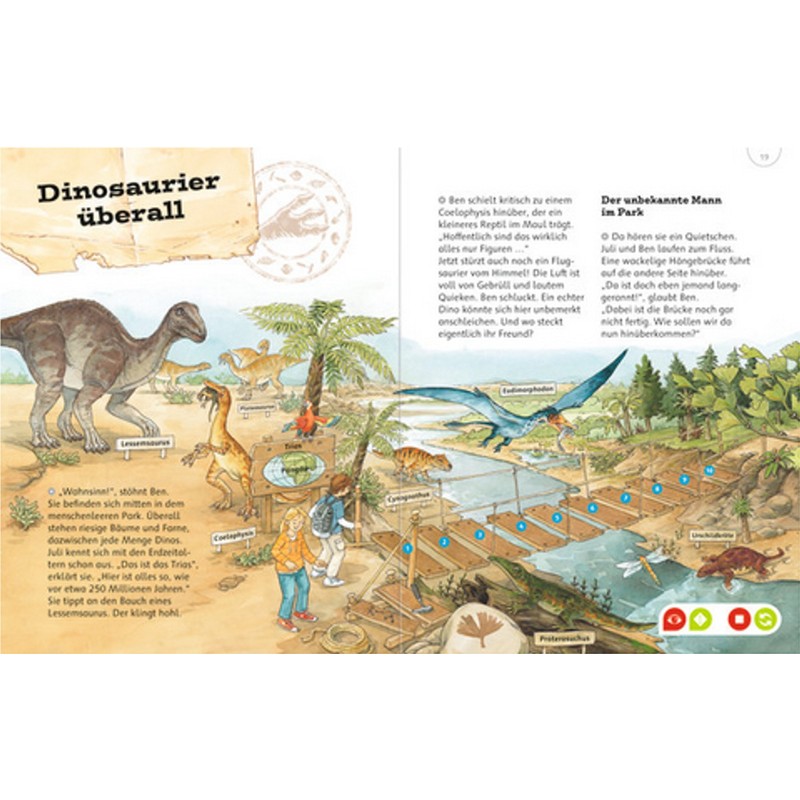 Ravensburger tiptoi ® Buch Expedition Wissen Dinosaurier + Dino-Sticker