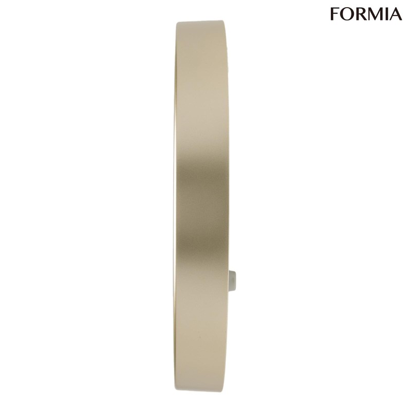 Formia(フォルミア) Radio Wall Clock Easy to Read Simple Nighttime Second
