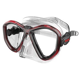 Seac Symbol, Made in Italy Zweiglas-Tauchmaske mit einer 3D-Schnalle direkt am Maskenkörper