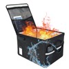 File Box with Lock 5200°F with Heat Insulated,Fireproof Box File